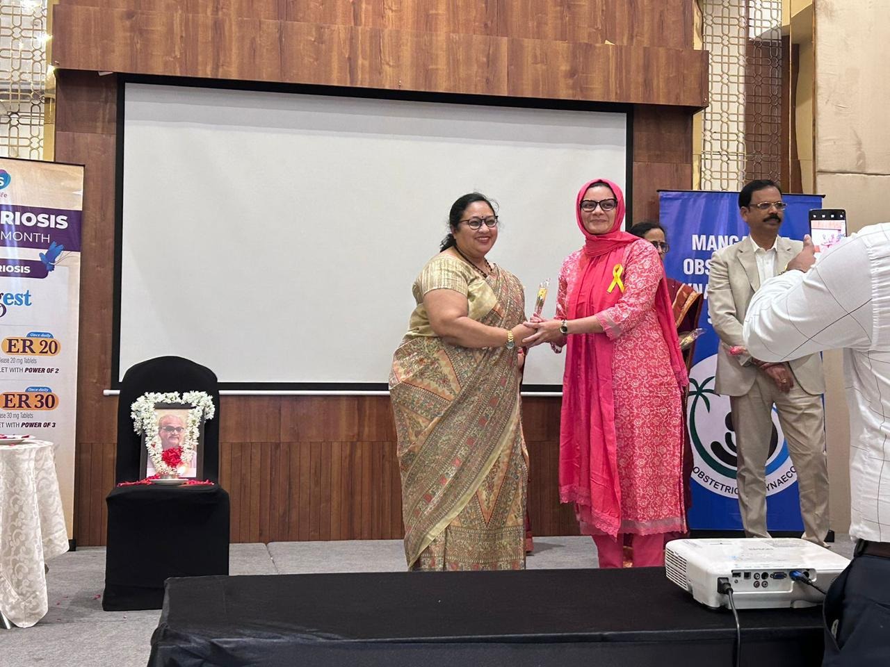 Dr. Mariam Anjum — MOGS Endometriosis Awareness — Felicitation